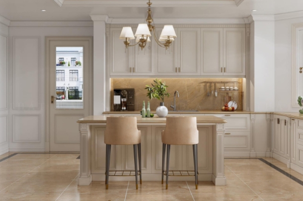 PHONG CÁCH NỘI THẤT BÁN CỔ ĐIỂN SANG TRỌNG CAO CẤP CỦA BOUTIQUE ART