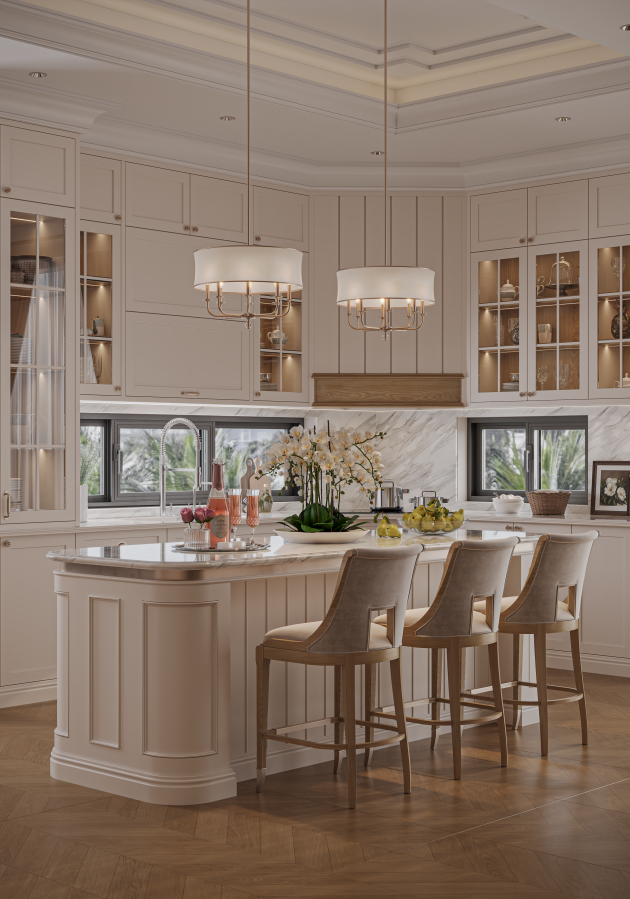 DỰ ÁN THIẾT KẾ PHÒNG BẾP VILLA BÌNH CHÁNH